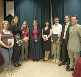 Csoportkép a TMP 2010 nyerteseivel